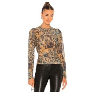 Miaou Long Sleeve Tee in Wanted